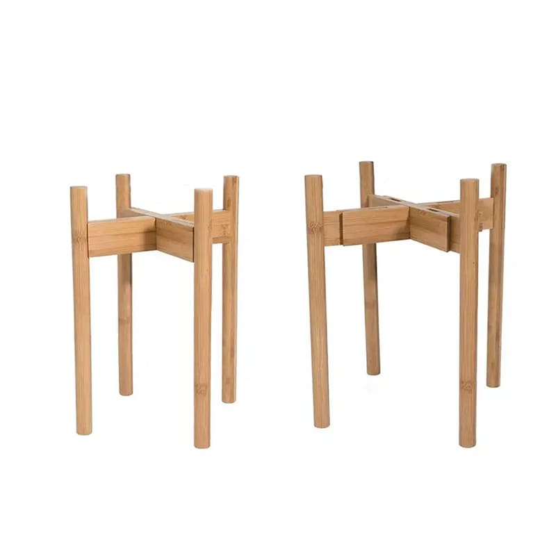 Μπαμπού ρυθμιζόμενα λουλούδια rack plant stand