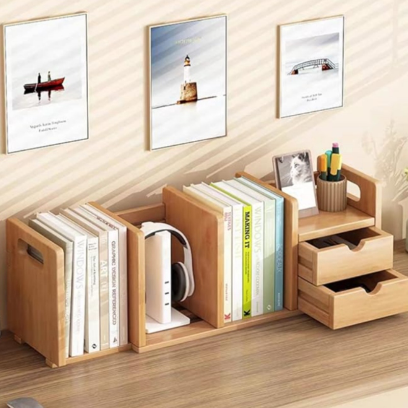 Φυσικό Bamboo Desktop Bookshelf